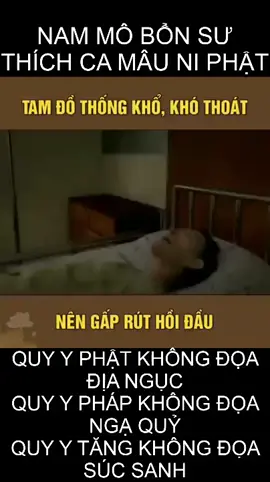 QUY Y PHẬT KHÔNG ĐỌA ĐỊA NGỤC #phatphapnhiemmau #lamac #tamdo #daophat #nammobonsuthichcamauniphat #hoathuongtinhkhong