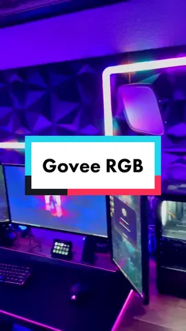 Adding Govee RGB lights to my Game Room 🔥 @govee.official #govee #rgb #gameroom #twitch #smallstreamer #fyp #foryou #homeimprovement