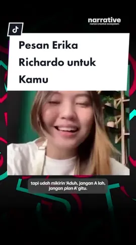 Kamu masih ragu untuk memulai konten pertamamu di TikTok? Yuk dengarkan pesan dari @erikarichardo  untuk kamu! | TikTok Narasi #Narasi #TikToktainment #MerayakanIndonesiaPercaya #ErikaRichardo #BukuBesar #KemerdekaanIndonesia #HUTRI #SerunyaIndonesia