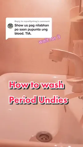 Replying to @mprettyninay dahil 100% reusable for up to 5 years, banlawan every after use para ma-drain lahat ng absorbed blood. Then wash like regular undies! #periodundies