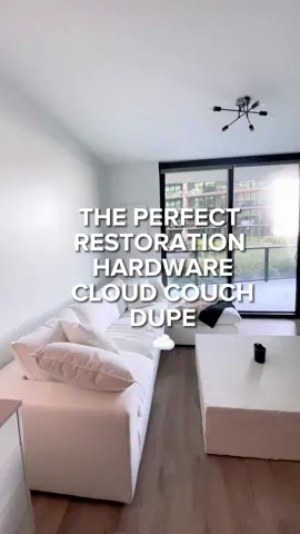Found the best RH cloud couch dupe for so much less ☁️🫶🏼🛋 #cloudcouch #cloudcouchdupe #rh #restorationhardware 