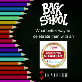 Back to School time is the perfect time for STEAM-accredited toys! Make learning fun! #steam #goodplayguide #drgummers #toyassociation #shashibo #geometry #steam #stem #backtoschool #educationaltoys