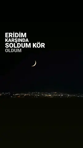 Eridim karşında soldum kör oldum :) #fyp #keşfetttttttttttt #şarkısözleri #kimnebilsin