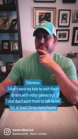 A true parenting conundrum! Anyone else struggle with this? . . . . . #explorepage #explore #dadlife #momlife #daddilemma #dilemma #keepingitreal #parentproblems #sarcasticparents #realparenting #honestparenting #trueparenting #tedlasso #parentingunplugged #dontsugarcoatparenting #dadtok #momtok #gamertok #parenttok 