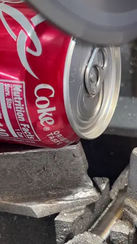 Never trust a factory end!! #aluminum #cocacola #satisfying #oddlysatisfying #foryou 