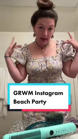 GRWM for the Instagram Beach Party! #InstaBeach #grwm #instagram #hollyaunahair #dnahairtools 