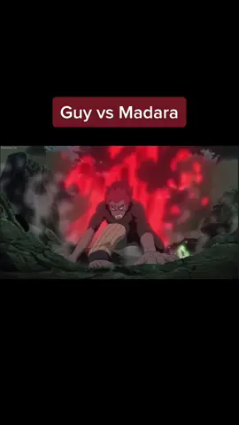 Guy IS THE STRONGEST #narutoshippuden #mightguy #madara #anime #fight #8gates 