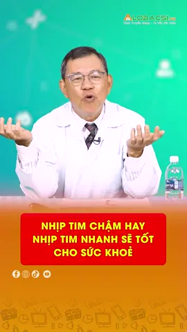 Nhịp tim chậm hay nhịp tim nhanh sẽ tốt cho sức khoẻ #alobacsinews  #tiktoknews  #songkhoe247
