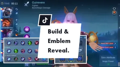 Build & Emblem Reveal!! <3 #foryoupage #MLBB #mobilegends #viral