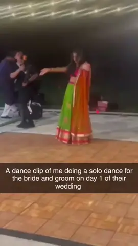 day 1 of the wedding and I did a solo dance for the bride and groom i hope u guys love it 💗#wedding #hey_its_rosenna #indian #dance #solo