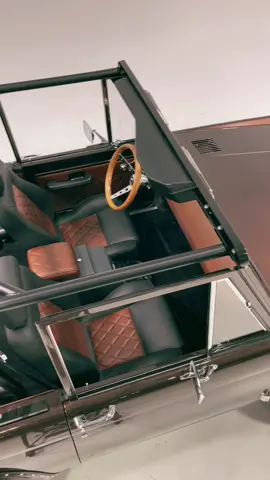 🤎 Would you drive a brown car❓Macadamia Metallic Bronco restomod with 2-tone King Ranch leather interior 😍 #bronco #fordbronco #classicbronco #earlybronco #classiccars #classictrucks #forsale #tiktokcars #fyp #foryou #rollsroyce #cullinan #bentley #Ferrari #Lamborghini #g63 #gwagon #foryoupage #cars #car #fy #luxury