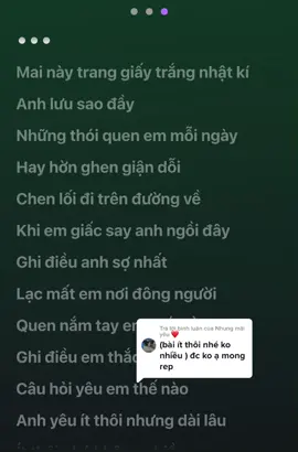 Trả lời @Nhung mãi yêu ❤ bài hát ( Ít nhưng dài lâu ) chúc b nghe nhạc vui vẻ nhé! #itnhungdailau #karaoke #lyrics #nhachaymoingay #xuhuong #trending #teamhattheonhac