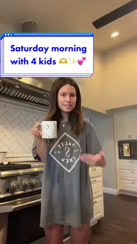 Welcome to the Bauchmann household😊#saturdaymorning #saturdaymorningvibes #saturdayreset #momoflittles #sahm #sandiegomoms