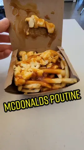 People from America after seeing a McDonald's poutine costs $6.66 in Canada: 😳🤯 #fy #fyp #moncton #newbrunswick #Foodie #foodreview #viral #viralvideo #foodtiktok #poutine #monctonnb #canadian #monctonnewbrunswick #cookingtiktok