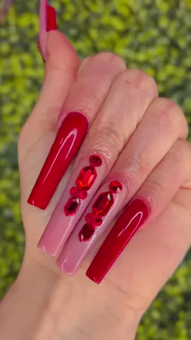 💋 #rednailsdesign #rednails #nailsart #fyp #houston 