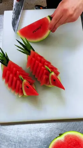 Creative watermelon new cutting method! Have you learned?, Food Creator#sculpture