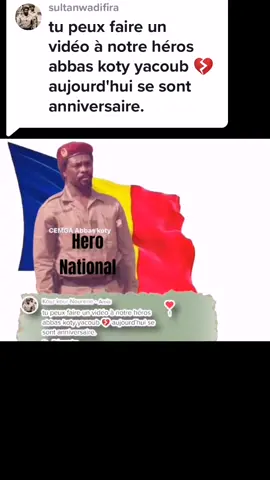 Réponse à @sultanwadifira HOMMAGE À NOTRE HÉROS NATIONAL L'ANCIEN CHEFS D'ÉTAT MAJOR ABBAS KOTY