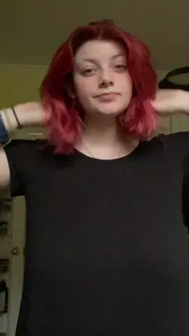 Its red nowww #fyp #dyedhair #redhair 