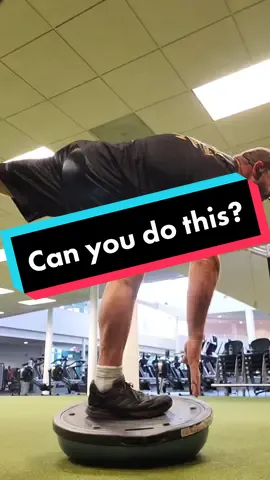 core and balance training on the @BOSU® Not an easy exercise #Fitness #gym #GymTok #fyp #bosu #training #fighter