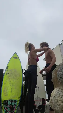 first surf in our new home @Jace #fakebody 