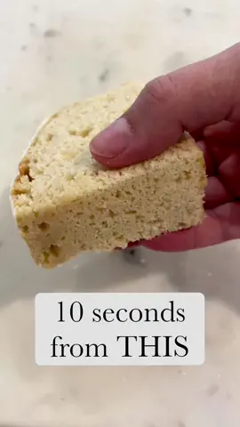 Freaking love this old cake hack, I have been doing this for years! Put your dry old cake in the microwave for 10 seconds and enjoy a fresh baked slice; not kidding; it is fluffy and moist like fresh from the oven!  #bakingtips #bakingtipsandtricks #bakinghacks #KitchenHacks #caketricks 