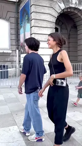 Tom Holland & Zendaya. He smiles at the kids and then his face drops fast lol. A common theme with celebrities.  #zendya #tomholland #marvel #spiderman #euphoria #fyp #celebs #foryoupage #celebritytiktok #yourfyp #rue #celebgossip #celebrities #popculture