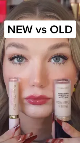 New @toofaced Born This Way Concealer formula vs. Old 🖤#toofacedconcelear #newmakeup #newsephora #newfromsephora #fyp #foryou #foryoupage 