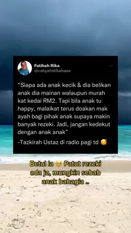 bukan anak tumpang rezeki kita, tapi kita yang tumpang rezeki anak #baby #anak #parent #fyp #husbandwife #rumahtangga #tiktokfinance #awareness 