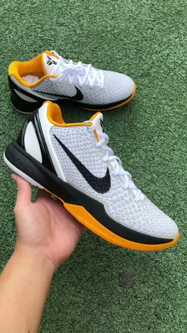 Kobe 6 Protro Playoff Pack White Del Sol shoes CW2190-100 FK40-47.5
