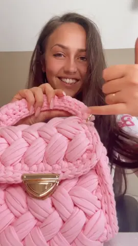 Each bag is handmade with lots of love.  💖 The pink bag is especially great for you if your style is romantic/girly or retro/vintage. You are sure to look sweet and ladylike with a pastel pink bag. 💖  #women #pinkbag #handmade #handmadebag #crochetbag #bag #fashion #pink #WomenOfTikTok #onekooka 