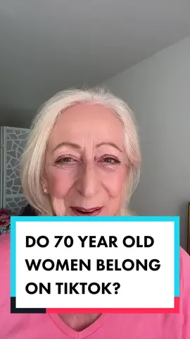 Is there a place for 70 year old women on TikTok? ###sixtyandme_##agingbeautifully##olderwomenontiktok##lovinglife##over60##over70##aginggracefully