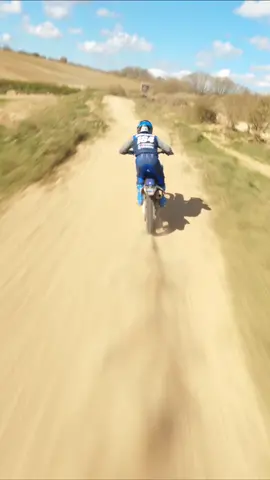 On the gas 🔥 #mx #dirtbike #motocross #drone #fpv #dirtbikes 
