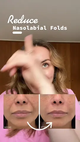 Great way to reduce #nasolabilfolds with #faceyoga 💕