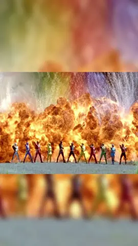 Nostalgic and Epic Power Rangers Team Up💪 #powerrangers #dinothunderpowerup #ninjastorm 