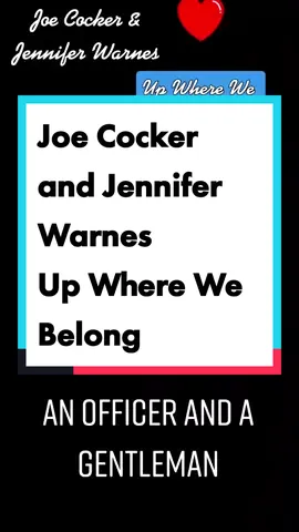 #joecocker #jenniferwarnes #upwherewebelong #anofferfromagentleman #soundtrack #musictok #foreveryone #fyp #especiallyforher #fyp #WorldPrincessWeek #D.A.B.