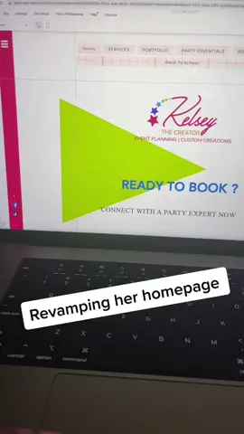 #revamp  #website #party #partyeventplanner #balloon #wix #shopify 