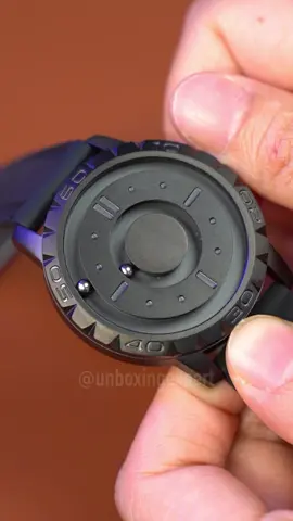 Iron ball magnetic pointer quartz watch👆🏻 #magnetic #watch #quartzwatch #ironballs #gadget #unboxing #techtok