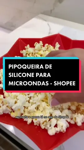 Olha o que eu achei na @Shopee_br uma pipoqueira de silicone para microondas! 🍿Eu amei e vocês? #AcheiNaShopee #Shopee #publi
