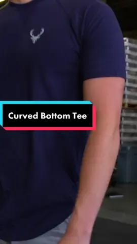 Curved Bottom Tee🔥 #buckedup #GymTok #apparel #tee 