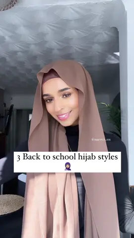 Love these styles🧕🏼 #hijabstyle #hijabstyling #hijabtutorial #hijabigirl #backtoschool #hijabilookbook 