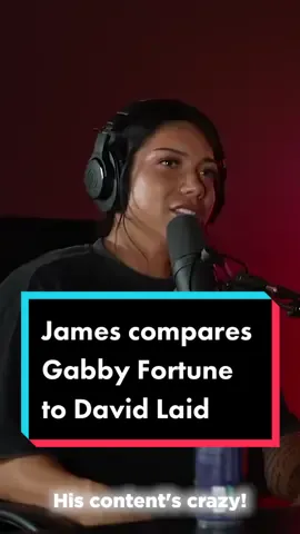 James compares Gabby Fortune to David Laid #podcast  #mogcast #podcastclips #soosh #jamesenglish 