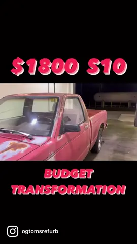 TRANSFORMATION!! Anything can look cool with a little effort. #s10 #transformation #tomsrefurb