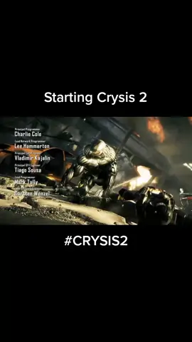 Had to reupload due to it being muted #Crysis2 #crysis2remastered #opening #supersoldier #military #xbox #gamer #cinamatic