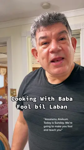 Learn to make Syrian Fool bil Laban with baba✨ “why you laughing” #syrianfood #arabicfoodlover #cookingwithbaba #fyp