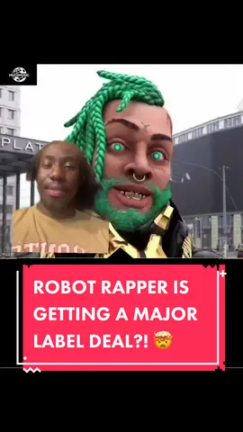 A #RobotRapper named #FNMeka has signed a deal with #CapitolRecords 🤯 How do you feel about this? 👀 via RAP FLOW/YouTube #ARRapper