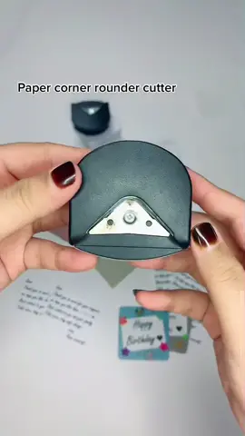 Mini paper corner rounder cutter. Easy to use❤️ #papercutter #roundcornercutter #roundcorners