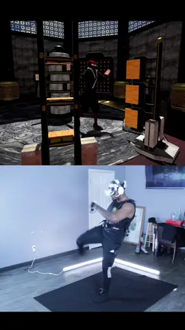 Using Full Body Tracking in Dragon Fist #VR is absolutely crazy 😂 the best workout I’ve had in a while. #explorewithquest 