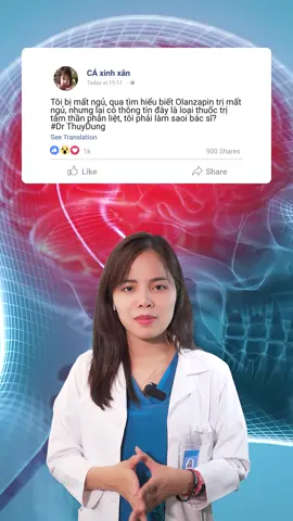 Mất Ngủ Có Nên Dùng Thuốc Olanzapin! Dr Thuỳ Dung #drthuydung #suckhoe #matngu #olanzapine