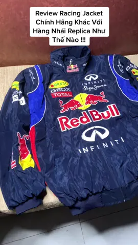 Cách Phân Biệt Racing Jacket RedBulls Chính Hãng và Nhái Replica ??? #phanbiet #aokhoacchinhhang #hangnhai #redbull #racingjacket #aokhoacduaxe