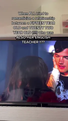 I can barely watch the show bc of this makes me sick to my stomach…. How did that slide!??! The way he GAS LIGHTS HER TOO LIKE ?!!? #pll #prettylittleliars 